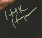 Hulk Hogan Autographed 8x10 Promo Photo Signed Yellow Paint Pen Wwf Wwe