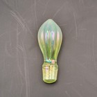 Gibson Yellow Uranium Vaseline Opalescent Glass Stopper Only 2 75 