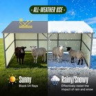 20 x12  Galvanized Metal Livestock Shelter Building Farm Us Spot Free Shiping