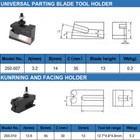 Durable Wedge Type Quick Change Tool Post Set For Mini Lathe Steel Material 6pcs
