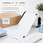 Dk-1241 4 X 6 Inch Self-adhesive Postage Labels For Brother Ql-1100 Ql-1110nwb