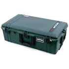 Trekking Green   Black Pelican 1615 Air Case No Foam   With Wheels 