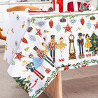 Nutcracker Tablecloth Rectangle Nutcracker Fabric Table Cloth Washable Christmas
