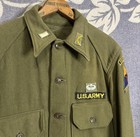 Us Army Airborne Ranger Officer 1950s Wool Gi Shirt