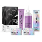 Permanent Hair Dye Color Kit - 00 00 Black 2n  100  Gray Coverage  Long-lasting