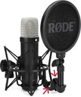 Rode Nt1 5th Generation Condenser Microphone With Sm6 Shockmount And Pop Filter