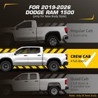 Drop Running Boards For 2019-2026 Dodge Ram 1500 Crew Cab Side Step Nerf Bars