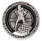 Borg-warner Trophy Flagman Challenge Coin 2-inch Polished Nickel Collectible