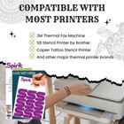Spirit Classic Thermal Tattoo Transfer Paper  100 Sheets 8 5 x11 