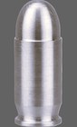 Silver Bullet  Acp  45 Caliber  1  Troy Oz  Fine Silver Bullion 999 Bullet Round