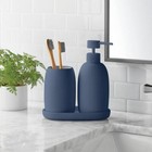Ceramic Bath Accessories Set Soap Dispenser Toothbrush Holder Organizer New