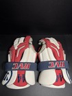 Warrior Burn Pro Lacrosse Gloves Size Meduim Red Navy White