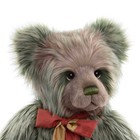 Charlie Bears Evans   Plush Green Teddy Bear Collectable