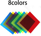 16 Pack Colored Overlays Transparency Color Film Plastic Sheets Correction Gel L