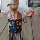 Marx Vintage 1930 Tin Popeye Sailor Wind-up Works Toy W  Key