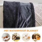 Waterproof Warm Soft Fleece Pet Blanket Large Cat Dog Kennel Bed Mat Pad Cushion