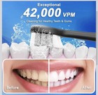 Kuicur Ultrasonic Electric Toothbrush 10 Heads 5 Modes Waterproof Rechargeable