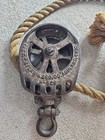 Antique Cast Iron F e  Myers   Bro H-529 Barn Farm Hay Trolley Pulley Ashland Oh