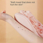 Shower Body Exfoliating Glove   Loofah Bath Sponge Mitt Body Scrubber Spa Massag