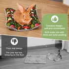 Rabbit Bed 15 x14 thickened And Soft Bunny Bed Washable Cuddle Cushion Plush    