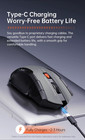Wireless Mouse 2 4g   Bluetooth Rechargeable Mice 6 Button 1600dpi For Pc Laptop