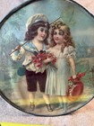 Victorian Chimney Flue Cover  Made In Germany Glass