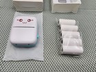 Hand Mini Printer Bluetooth  Ink Free  Thermal Printer With Extra Paper Rolls