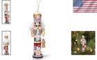 Delightful Wooden Gingerbread Nutcracker Ornament - Perfect Holiday Gift