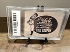 Coca-cola Babe Ruth   Lou Gehrig Print Advertising Card  Graded Holder 10 Mint