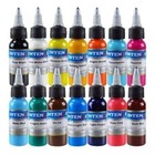 14 Color Intenz Tattoo Ink Set 1oz 30ml Bottles Genuine Inks Permanent Makeup Us