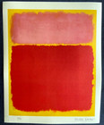 Mark Rothko Lithograph Coa Original Signed Op Numbered Stamped Collection
