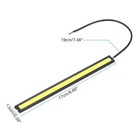 20pcs 17cm White 12v Led Strip Drl Daytime Running Light Fog Cob Lamp Driving
