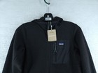 Patagonia Kids R1 Air Full-zip Hoody Fleece - Black New Size Xl  14 