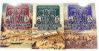 The Civil War A Narrative Complete 3 Volume Box Set Shelby Foote Vintage 1986