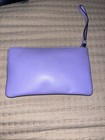 Coach Cr392 Large Corner Zip Wristlet Light Violet Smooth Leather  Nwt