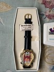 Armitron Watch Looney Tunes  Tasmanian Devil Taz Leather Band With Bright Case 