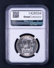 1957 Silver Franklin Half Dollar 50c Ngc Ms64 Wb030