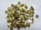 75 Vintage And Antique Metal Assorted Buttons Lot Old Collection Unused 51051