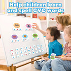 Cvc Word Games magnetic Letters   Flash Cards phonics Games alphabet Learning To