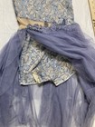 Costume Gallery Large Child Lyrical Dance Costume Blue Sequin Tulle Dress Usa