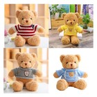 4 Pcs Teddy Bear Stuffed Animals With Doll Clothes 12 Inch 30cm H 