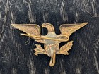 Spanish American War 1898 Us Army Sweetheart Pin Button Eagle With Hook C Clasp