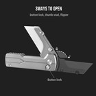 Oknife U1 Ultra Titanium Pocket Folding Utility Knife Ceramic Blade Button Lock