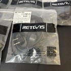Lot Of 5 Retevis 2-pin Walkie Talkie Earpiece Headset With Ptt Mic