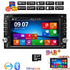 6 2  Gps Navigation With Map Bluetooth Radio Double Din Car Stereo Dvd Player Bt