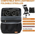 Black Lightweight Stroller Travel Backpack Bag Fits Gb Pockit Air Plus Terrain
