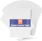30pcs White Carbon Transfer Paper For Wood Burning Craft  Paper  Canvas And O   