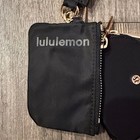 Lululemon Dual Pouch Wristlet Wallet Keychain New