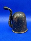 Very Small London Dome Antique Ear Horn Hearing Aid Brass Gutta Percha 2 5  Tall