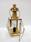 Nautical Brass Electric Lamp Maritime Ship Hanging Lantern Boat Light 12 